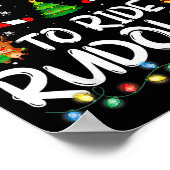 Most Likely To Ride Rudolph Funny Christmas Holida Poster (Hoek)