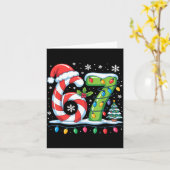 Most Likely To Say 67 Christmas Matching 7 6 Famil Kaart (Gele Bloem)