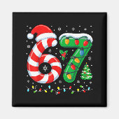 Most Likely To Say 67 Christmas Matching 7 6 Famil Magneet (Voorkant)
