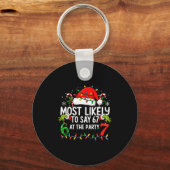 Most Likely To Say 6 7 Alpha Gen Slang Six Seven M Sleutelhanger (Voorkant)