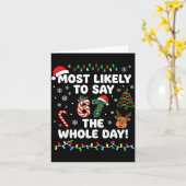 Most Likely To Say 6-7 The Whole Day Funny 67 Chri Kaart (Gele Bloem)