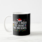 Most Likely To Shake The Family Matching Christmas Koffiemok (Links)