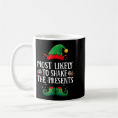 Most Likely To Shake The Matching Christmas Elf Koffiemok (Links)