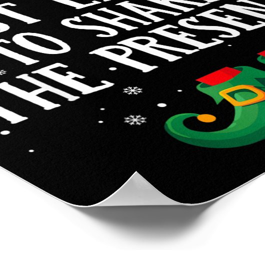 Most Likely To Shake The Matching Christmas Elf  Poster (Hoek)