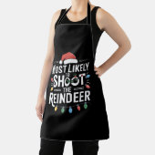 Most Likely To Shoot The Reindeer Family Christmas Schort (Insitu)