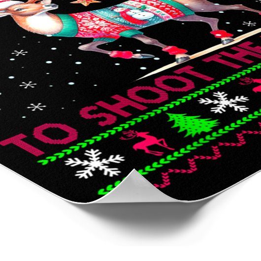 Most Likely To Shoot The Reindeer Matching Christm Poster (Hoek)