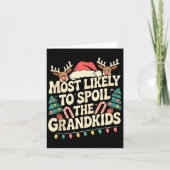 Most Likely To Sil The Grandkids Christmas Days Fu Kaart (Voorkant)