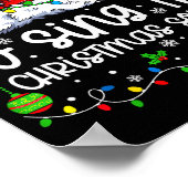 Most Likely To Sing The Christmas Songs Matching C Poster (Hoek)