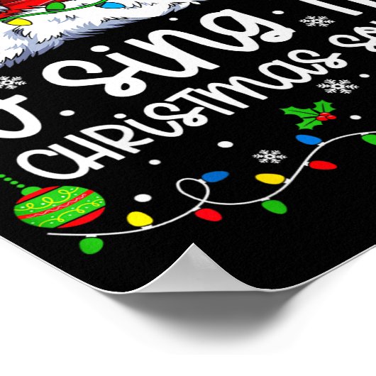 Most Likely To Sing The Christmas Songs Matching C Poster (Hoek)