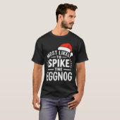 Most Likely To Ske The Eggnog Christmas Matching T-shirt (Voorkant volledig)