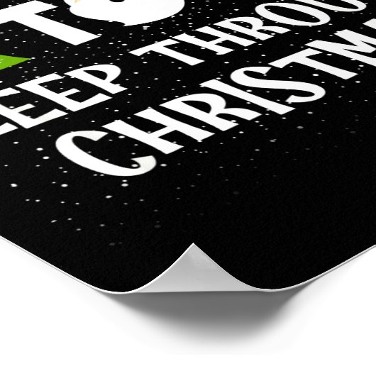 Most Likely To Sleep Through Christmas Family Matc Poster (Hoek)