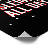 Most Likely To Sleigh All Day Funny Xmas  Poster (Hoek)