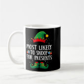 Most Likely To Snoop For Matching Christmas Elf Koffiemok (Links)