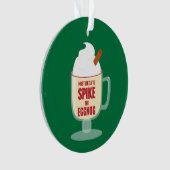 Most Likely to Spike the Eggnog Ornament (voorkant)