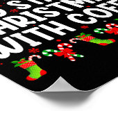 Most Likely To Start Christmas With Coffee Family  Poster (Hoek)