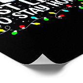 Most Likely To Stay Home Funny Family Christmas Cu Poster (Hoek)