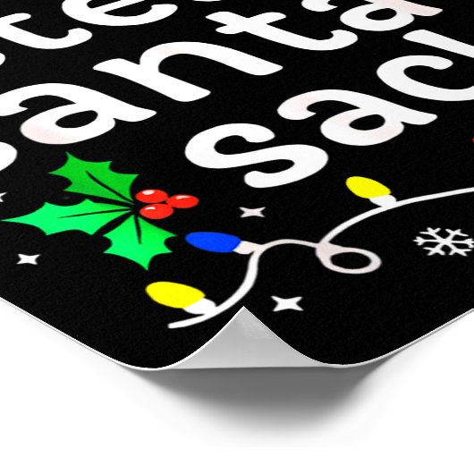 Most Likely To Steal Santa’s Sack Family Xmas Holi Poster (Hoek)