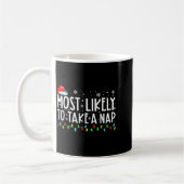 Most Likely To Take A Nap Christmas  Koffiemok (Links)