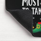 Most Likely To Take A Nap Matching Christmas Elf Muismat (Hoek)