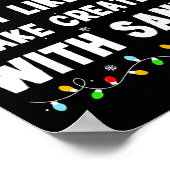 Most Likely To Take Creatine With Santa  Poster (Hoek)