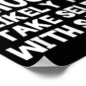 Most Likely To Take Selfie With Santa Christmas Fu Poster (Hoek)