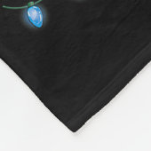 Most Likely To Talk Santa's Ear Off Family Christm Fleece Deken (Hoek)