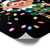 Most Likely To Untangle Christmas Lights Elf  Poster (Hoek)