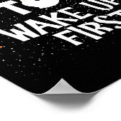 Most Likely To Wake Up First Funny Christmas Famil Poster (Hoek)