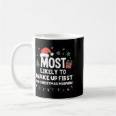 Most Likely To Wake Up First On Christmas Morning Koffiemok (Links)