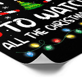 Most Likely To Watch All The Christmas Movies Chri Poster (Hoek)