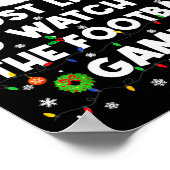 Most Likely To Watch All The Football Games Christ Poster (Hoek)