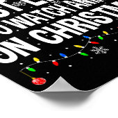 Most Likely To Watch Anime On Christmas Cool Anime Poster (Hoek)