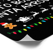 Most Likelyto Boss Santa Around Funny Family Chris Poster (Hoek)