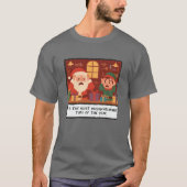 Most Overwhelming Time Funny Christmas T-shirt (Voorkant)