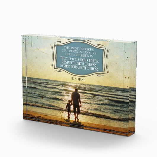 Most Precious Gift Parents Can Give Fotoblokken (Rechts)