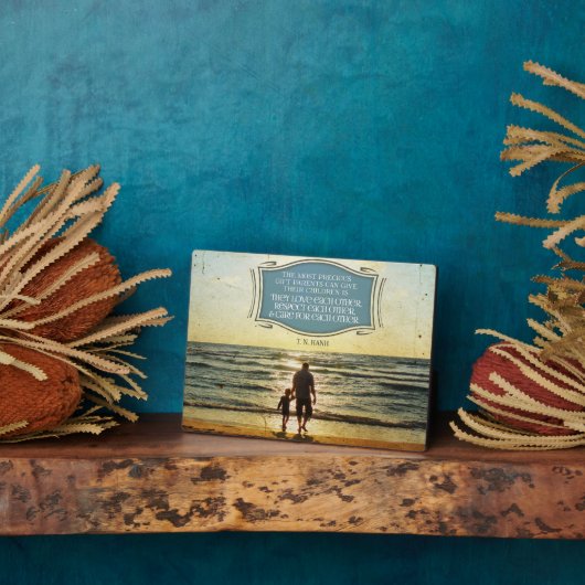 Most Precious Gift Parents Can Give Fotoplaat (Zijkant)