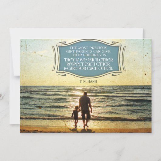 Most Precious Gift Parents Can Give Magnetische Uitnodiging (Voorkant)