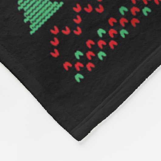 Most Wonderful Christmas Bigfoot Christmas Tree Li Fleece Deken (Hoek)