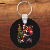 Most Wonderful Christmas Bigfoot Christmas Tree Li Sleutelhanger (Voorkant)
