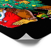 Most Wonderful Christmas Co Bigfoot Christmas Tree Poster (Hoek)