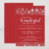 Most Wonderful Time of the Year Holiday Party Kaart (Voorkant / Achterkant)