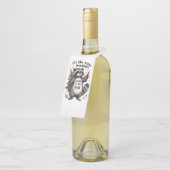 Most Wonderful Wine of the Year Raccoon  Flessenhanger (Schuin)