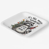 Most Wonderful Wine of the Year Raccoon  Papieren Bordje (Gebogen)