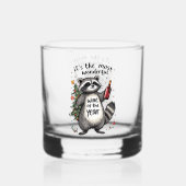 Most Wonderful Wine of the Year Raccoon  Whisky Glas (Achterkant)