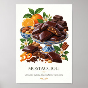 Mostaccioli – Klassiek Italiaans dessert Poster