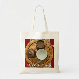 Mostar Bosnian koffiezetset canvas tas