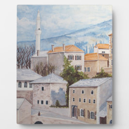 Mostar, Bosnië - Acryltueel schilderen Fotoplaat