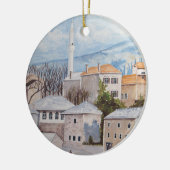 Mostar, Bosnië - Acryltueel schilderen Keramisch Ornament (Links)