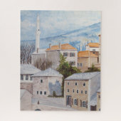 Mostar, Bosnië - Acryltueel schilderen Legpuzzel (Verticaal)
