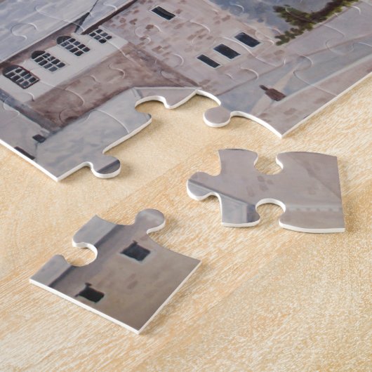 Mostar, Bosnië - Acryltueel schilderen Legpuzzel (Zijkant)